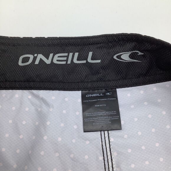 Oneill Mens Fargo Non Stretch Board Shorts Polka Dot Size 40 NWT - Picture 5 of 13
